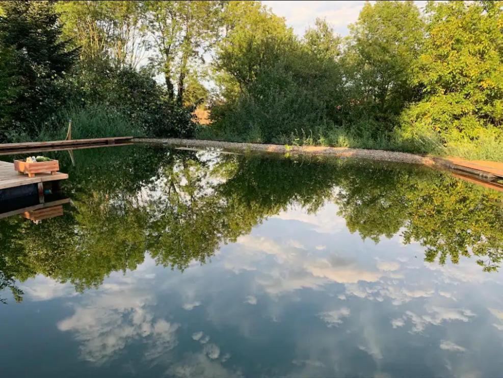Ecolieu Le Chant Du Temps Bed and Breakfast Saint-Usuge Exterior foto